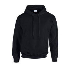 Bluza Z Kapturem Dla Dorosłych Unisex Heavy Blend. Czarne bluzy męskie Gildan, m, bez wzorów, z kapturem. Za 92.99 zł.
