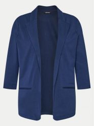 Olsen Marynarka 11201589 Granatowy Regular Fit. Niebieskie żakiety damskie Olsen, bez wzorów, z bawełny. Za 269.99 zł.