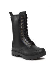 Coach Trzewiki Tasha Leather Boot CN100 Czarny. Czarne botki damskie Coach, ze skóry, bez obcasa, na słupku, bez zapięcia. Za 1,069.00 zł.
