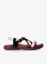 Sandały damskie Camper Karst Sandal. Czerwone sandały damskie Camper, bez wzorów, bez obcasa, bez zapięcia. Za 434.49 zł.