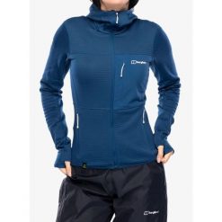Bluza damska rozpinana Berghaus Ridge-Hiker Hoody. Zielone bluzy damskie Berghaus, m, bez wzorów, bez kaptura. Za 402.99 zł.