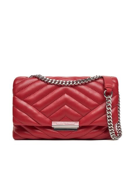 Armani Exchange Torebka 949122 4R742 U5081 Czerwony. Czerwone listonoszki damskie Armani Exchange, bez wzorów, ze skóry, bez dodatków. Za 809.99 zł.