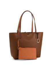 LAUREN RALPH LAUREN Torebka Rvrsble Tote 431795329002 Brązowy. Brązowe torebki do ręki damskie Lauren Ralph Lauren, bez wzorów, ze skóry, bez dodatków. Za 839.99 zł.