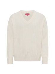 Finshley & Harding London sweter z dzianiny Mężczyźni Bawełna biały, M. Białe swetry przez głowę męskie Finshley & Harding London, m, bez wzorów, z bawełny, bez kołnierzyka. Za 299.95 zł.
