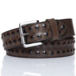 MUSTANG PASEK SKÓRZANY 40 mm SOPO-MUS066. Brązowe paski damskie Mustang, bez wzorów, ze skóry, klasyczne. W wyprzedaży za 39.99 zł.