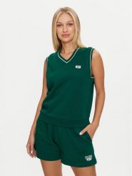 Reebok Sweter Cl Cs Vest 100075522 Zielony Regular Fit. Zielone swetry damskie Reebok, s, bez wzorów, z bawełny, bez kołnierzyka, bez ramiączek, bez kaptura. Za 169.99 zł.