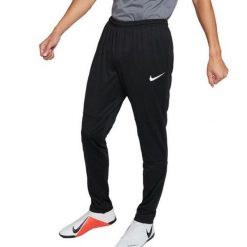 Męskie Spodnie Do Biegania Park 20. Czarne spodnie sportowe męskie Nike, m, bez wzorów, z materiału, do biegania, dri-fit (nike). Za 158.99 zł.
