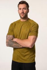 Męska Koszulka funkcyjna fitness rękaw 1/2 do 7 XL. Czarne koszulki sportowe męskie JAY-PI, m, bez wzorów, z dżerseju, bez kołnierzyka, bez ramiączek, na fitness i siłownię. Za 179.99 zł.
