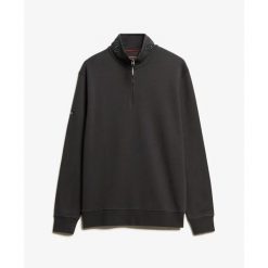 Bluza Superdry Utility Henley. Szare bluzy męskie Superdry., xl, bez wzorów, bez kaptura. Za 301.55 zł.