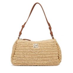 Torebka DKNY. Brązowe torebki do ręki damskie DKNY, bez wzorów, klasyczne, bez dodatków. Za 619.99 zł.