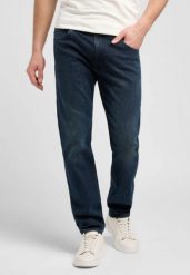 MESKIE SPODNIE JEANSOWE LEE RIDER ARTAX 112370639. Spodnie materiałowe męskie Lee, l, bez wzorów, z jeansu. Za 219.99 zł.