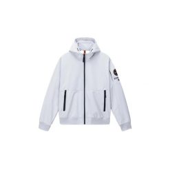 Bluza z kapturem Napapijri Melville. Szare bluzy męskie Napapijri, na lato, s, bez wzorów, z materiału, z kapturem. Za 740.50 zł.