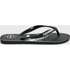 Havaianas - Japonki. Czarne klapki męskie Havaianas, z materiału, bez zapięcia. W wyprzedaży za 79.90 zł.
