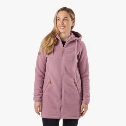 Bluza polarowa Turystyka Damska Swedemount JKT FLEECE. Fioletowe bluzy damskie SWEDEMOUNT, bez wzorów, z polaru, bez kaptura. Za 399.99 zł.