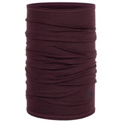 Chusta wielofunkcyjna z wełny merynosów Buff Merino Lightweight. Czerwone szaliki i chusty damskie Buff, bez wzorów, z wełny, sportowe. Za 131.90 zł.