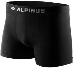 Alpinus BOKSERKI MĘSKIE ALPINUS GUANA BAWEŁNIANE BIELIZNA MĘSKA CZARNA. Czarna bokserki męskie Alpinus, m, bez wzorów, z bawełny. Za 44.00 zł.