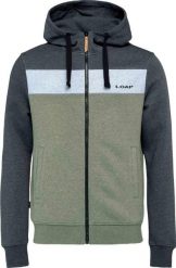 Męska bluza Loap Eddie Grey. Szare bluzy męskie Scarpa, m, bez wzorów, z dresówki, z kapturem. Za 219.99 zł.