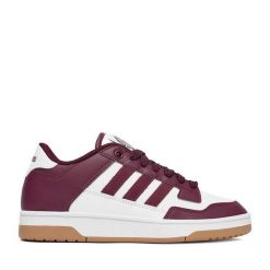 Sneakersy adidas. Czerwone trampki i tenisówki chłopięce Adidas, bez wzorów, bez zapięcia. Za 179.99 zł.