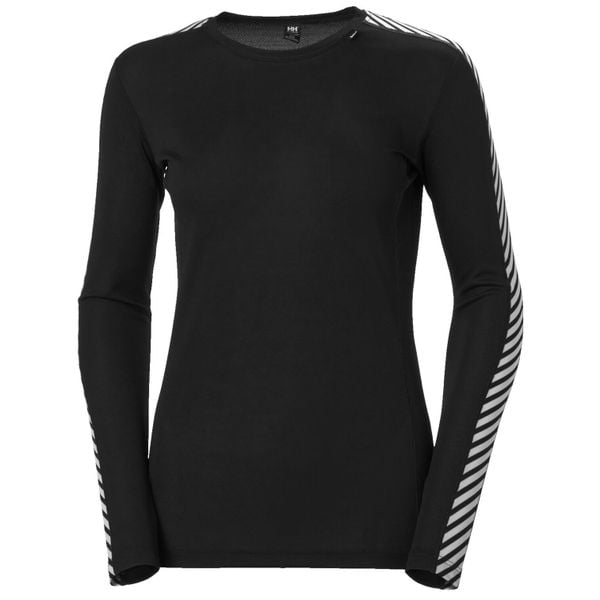Bluza damska Helly Hansen lifa crew. Czarne bluzy damskie Helly Hansen, s, bez wzorów, z materiału, bez kaptura. Za 239.50 zł.
