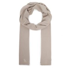 Szalik Calvin Klein. Brązowe szaliki i chusty damskie Calvin Klein, bez wzorów. Za 219.99 zł.