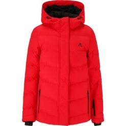 Kurtka narciarska damska Whistler Cheno W-PRO 10000. Czerwone kurtki damskie Whistler, bez wzorów, bez kaptura, narciarskie. W wyprzedaży za 441.99 zł.