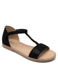 Lasocki Young Sandały VERNIS CI12-3027-11 Czarny. Czarne sandały dziewczęce Lasocki Young, ze skóry, bez zapięcia. Za 82.99 zł.