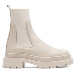 Botki GINO ROSSI. Brązowe botki damskie Gino Rossi, bez obcasa, na płaskiej podeszwie, bez zapięcia. Za 399.99 zł.