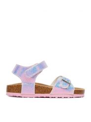 DeeZee Sandały CEO-CM230729-6A Różowy. Czerwone sandały dziewczęce DeeZee, ze skóry, bez zapięcia. Za 79.99 zł.