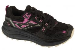 Buty do biegania damskie, Shock Lady 25 TKSHLW. Czarne obuwie sportowe damskie Joma, bez wzorów, z materiału, do biegania. Za 189.99 zł.