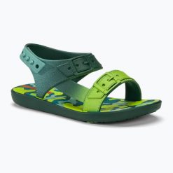 Sandały dziecięce Ipanema Brincar Papete Baby. Zielone kurtki damskie Ipanema, m, bez wzorów, z materiału, bez kaptura. Za 98.99 zł.