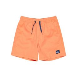 Szorty kąpielowe dla Chłopcy EVERYDAY SOLID VOLLEY 14" Pomarańczowy. Brązowe szorty dla chłopców Quiksilver, bez wzorów, z materiału. Za 109.99 zł.