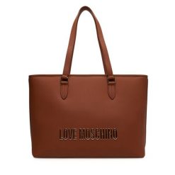 Torebka LOVE MOSCHINO. Brązowe torebki do ręki damskie Love Moschino, bez wzorów, bez dodatków. Za 849.99 zł.
