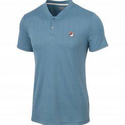 Koszulka tenisowa Fila T-shirt Addison. Niebieskie koszulki polo męskie Fila, m, bez wzorów, z materiału, bez kołnierzyka, bez ramiączek, tenisowe. Za 143.99 zł.