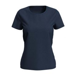 Damska Koszulka Lux. Niebieskie t-shirty damskie Stedman, bez wzorów, casualowe, bez kołnierzyka. Za 52.99 zł.