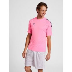 Koszulka Hummel Core Poly. Czerwone koszulki sportowe męskie Hummel, na lato, l, bez wzorów, bez kołnierzyka, bez ramiączek, do piłki ręcznej. Za 131.00 zł.
