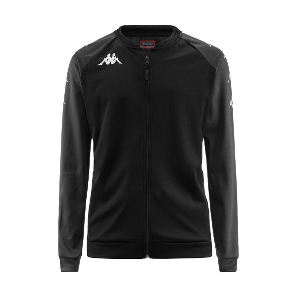Kurtka Kappa Verone. Czarne kurtki męskie Kappa, l, bez wzorów, z poliesteru, eleganckie, bez kaptura. Za 216.10 zł.