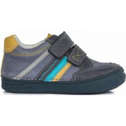 D-D-step tenisówki chłopięce w paski 30 niebieski. Niebieskie buty sportowe chłopięce D-D-Step, bez wzorów, eleganckie, bez zapięcia. Za 195.00 zł.