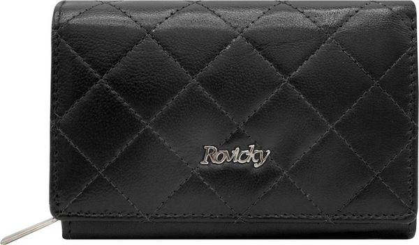 Rovicky Skórzany damski portfel Rovicky R-RD-02-GCL-Q NoSize. Portfele damskie ROVICKY, bez wzorów. Za 154.00 zł.