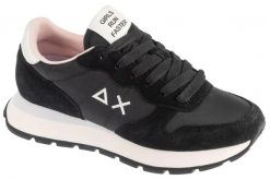 Buty sportowe Sneakersy damskie, Ally Solid. Czarne obuwie sportowe damskie SUN68, bez wzorów, z materiału, trekkingowe. Za 399.99 zł.