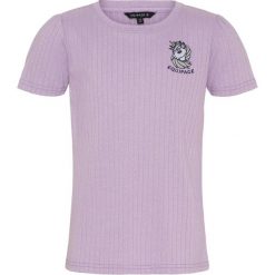 T-shirt dziewczęcy Equipage Alexa. Fioletowe t-shirty i topy dla dziewczynek EQUIPAGE, bez wzorów, z tkaniny, bez ramiączek. Za 161.50 zł.