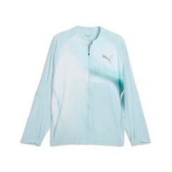 Kurtka z dresu Puma Lightspeed. Niebieskie kurtki męskie Puma, bez wzorów, z dresówki, sportowe, bez kaptura. Za 617.00 zł.