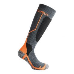Skarpety narciarskie CMP SKI SOCK WOOL wełniane ocieplane antybakteryjne. Brązowe skarpety damskie CMP, bez wzorów, z wełny. Za 164.50 zł.