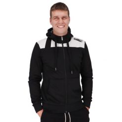 Bluza treningowa z kapturem Keeza Hagi. Czarne bluzy męskie KEEZA, m, bez wzorów, z kapturem. Za 165.00 zł.