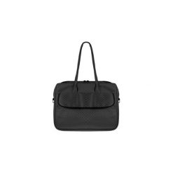 Kobieca torba do notebooka e5 Venezia 15,6" (black) + mysz USB gratis. Czarne torby na laptopa damskie marki e5 Polska Sp. z o.o., w paski. Za 99.99 zł.