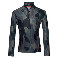 Bluza narciarska Męska Gareth & Lucas Three. Czarne bluzy męskie GARETH & LUCAS, m, bez wzorów, z elastanu, bez kaptura, narciarskie. Za 229.99 zł.