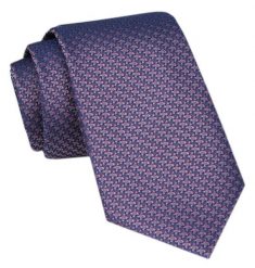 Modny Krawat Męski - Alties - Drobny Wzór w Odcienie Fioletu. Krawaty i muchy Alties, bez wzorów, z tkaniny, eleganckie. Za 49.00 zł.