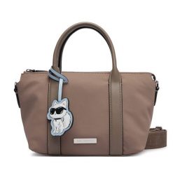 Torebka KARL LAGERFELD. Szare torebki do ręki damskie KARL LAGERFELD, bez wzorów, klasyczne, bez dodatków. Za 779.99 zł.