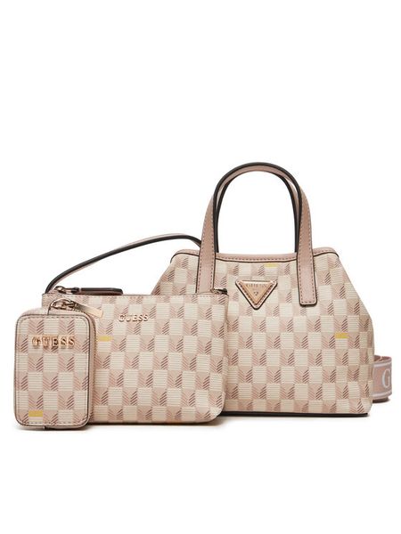 Guess Torebka HWJT93 44750 Różowy. Czerwone torebki do ręki damskie Guess, z aplikacjami, ze skóry, bez dodatków. Za 439.99 zł.