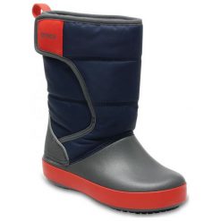 Crocs Śniegowce Lodgepoint Snow Boot Kids Navy/Slate Grey 24,5. Buty zimowe dziewczęce Crocs. W wyprzedaży za 165.00 zł.