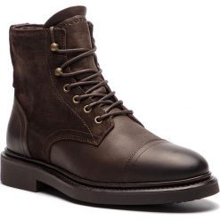 Kozaki MARC O'POLO - 808 25026101 100 Dark Brown 790. Brązowe kozaki męskie Marc O'Polo, z materiału, eleganckie. Za 729.00 zł.